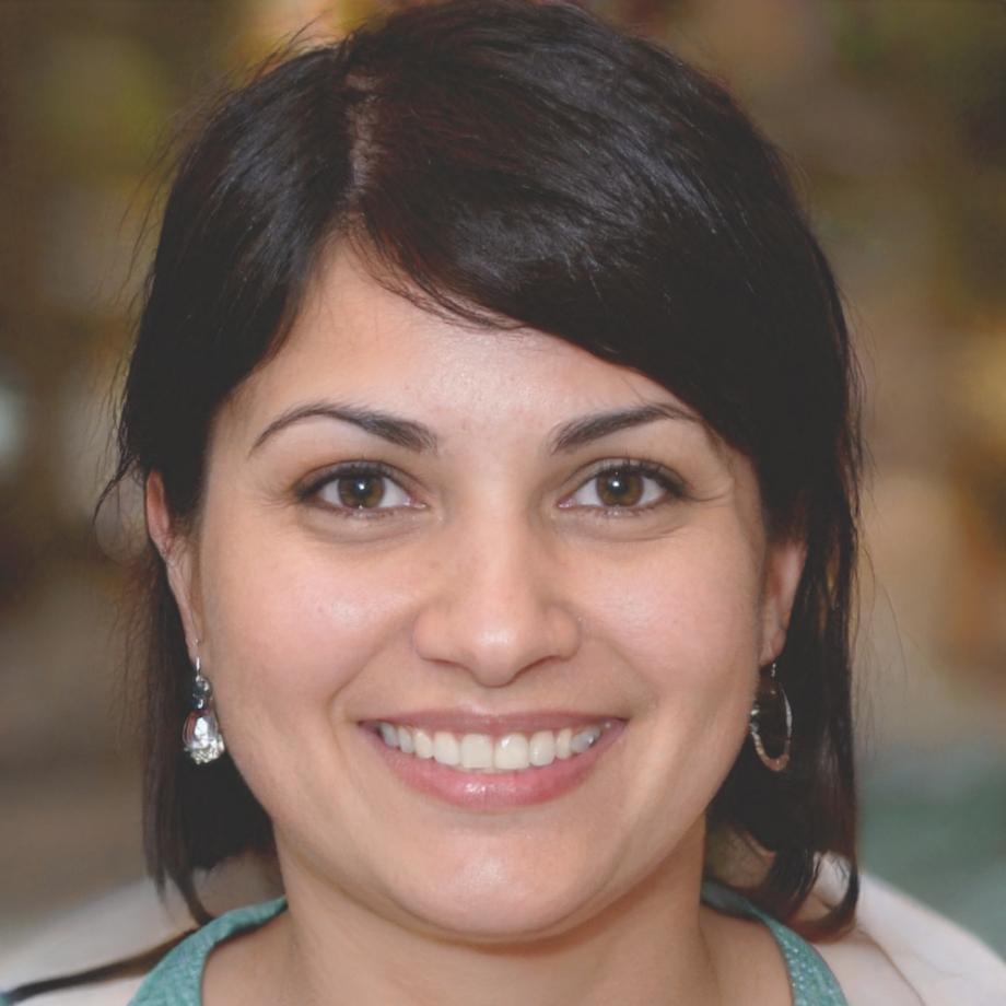 Professional woman with background in educational technology support